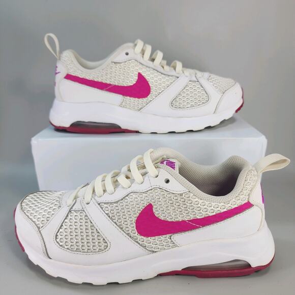 Women's Nike Air Max Muse Sz 7.5 011866 White Pink Mesh Running Shoes Sneakers - Picture 6 of 8